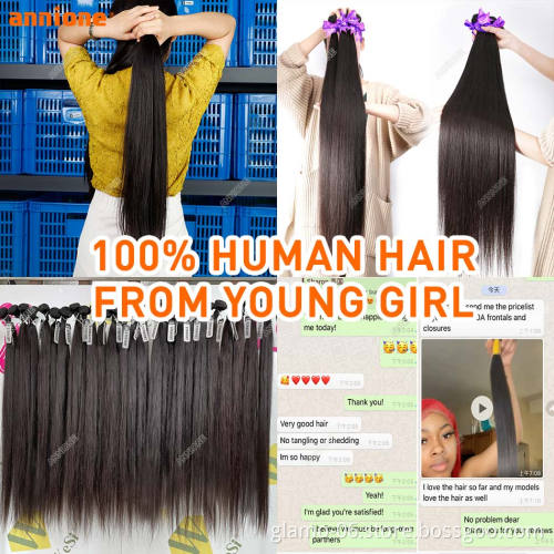 10A Grade Peruvian Hair Virgin Human Hair Weave Bundles,Deep Wave Bundles With Frontals, Raw Bundle Hair Vendor